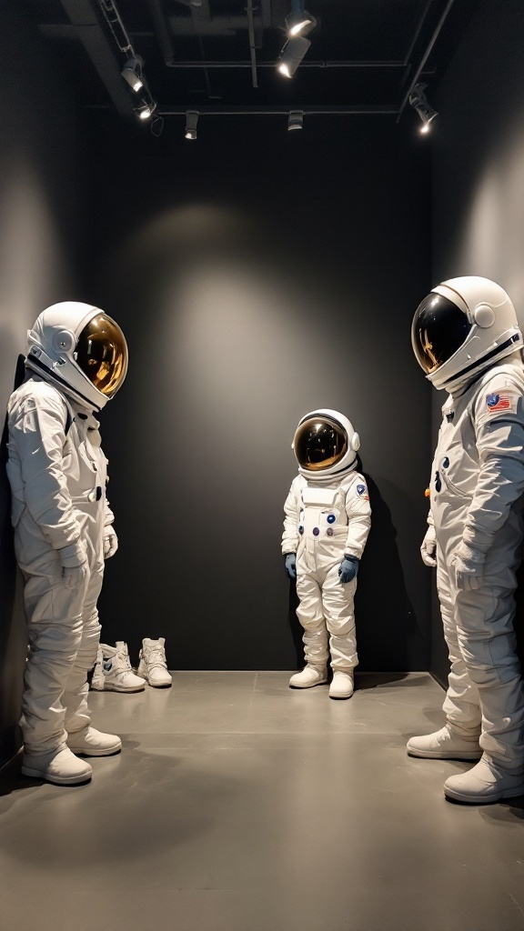 Space Themed Kids Room with LED Planet Mobile