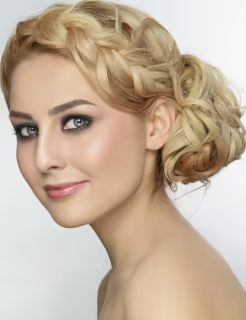 Messy Bun With Long Hair