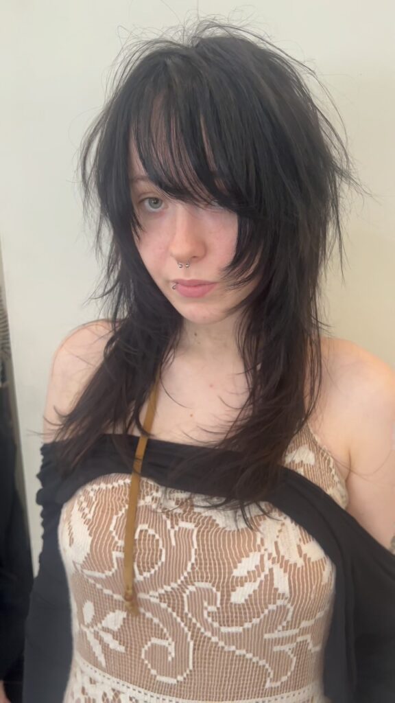 wolf cut hairstyle