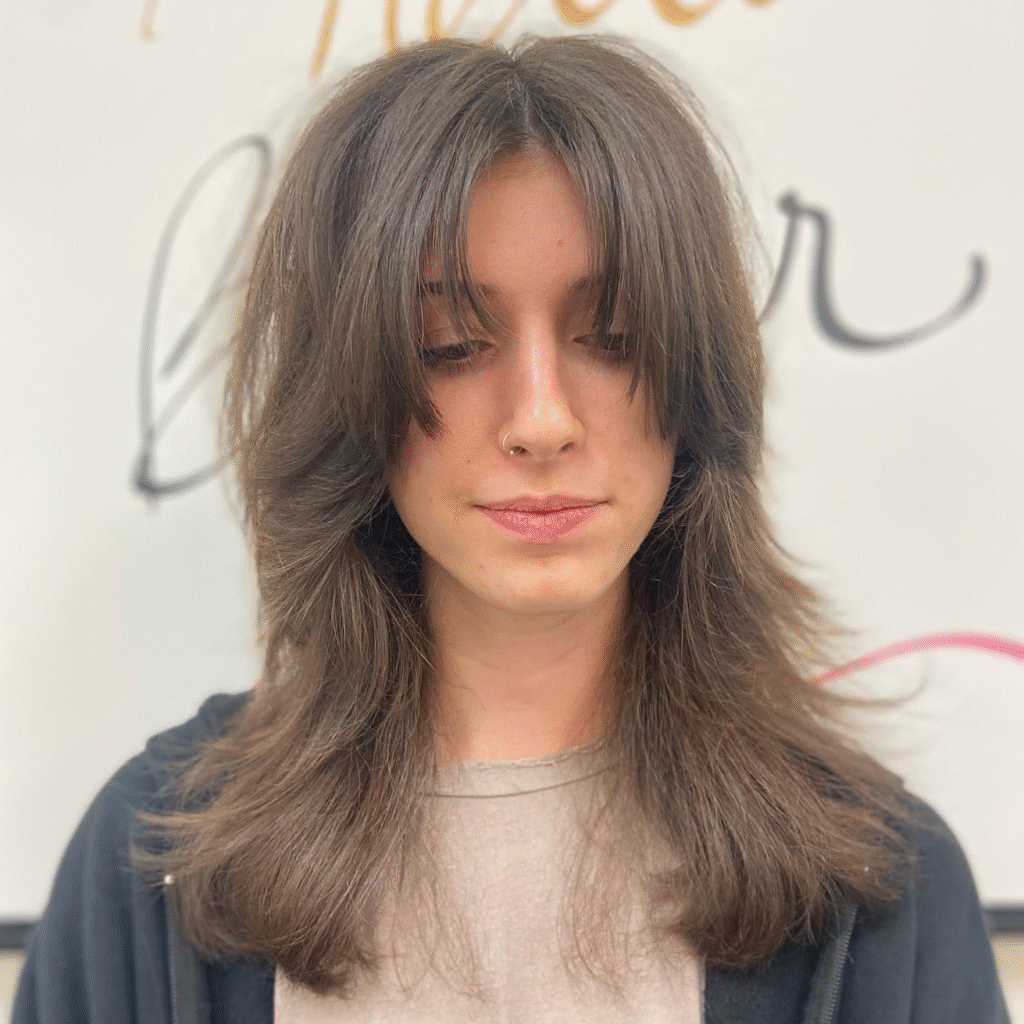 wolf cut hairstyle