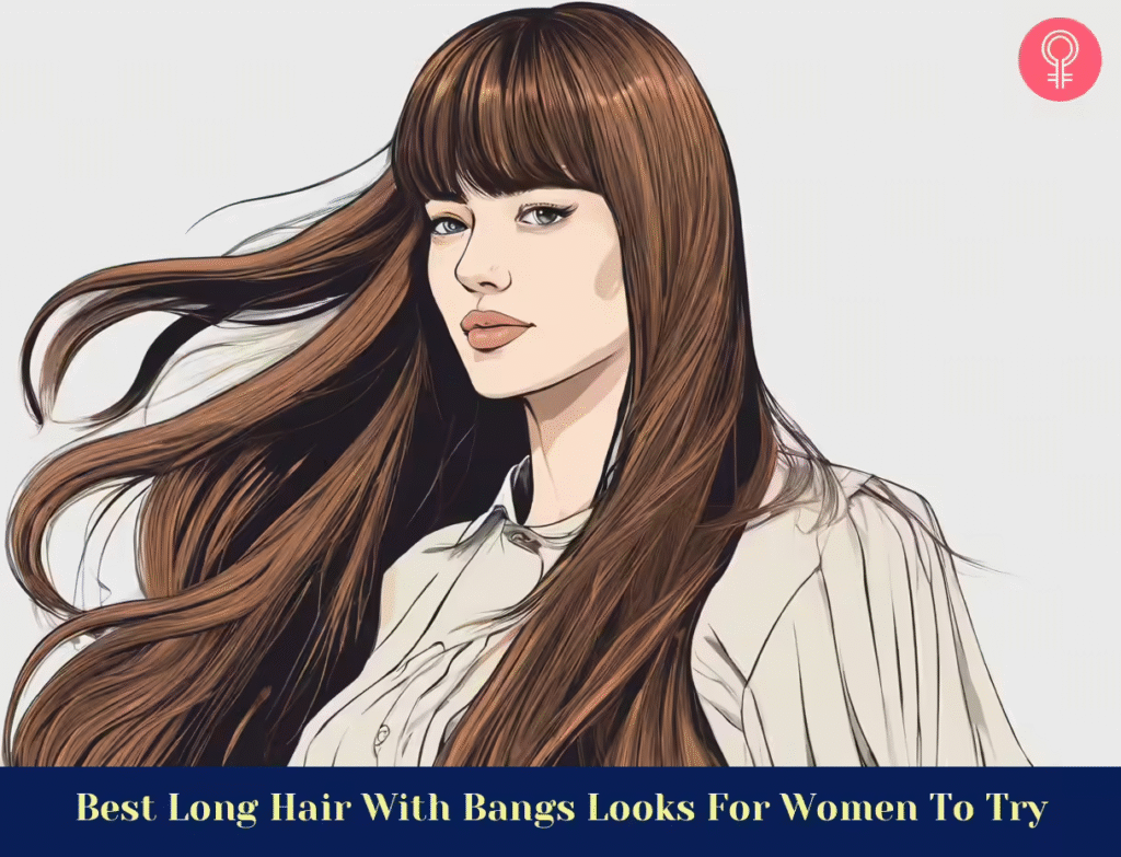 bangs for long hair